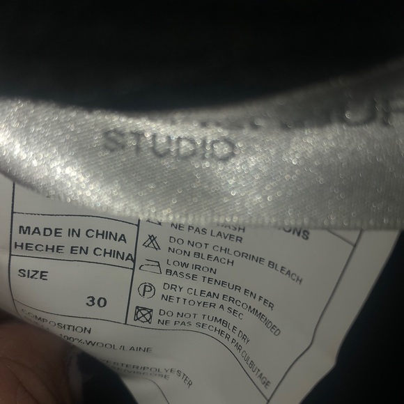 Haight and Ashbury grey striped wool suit.  Jacket size 40 and pants size 30” - Picture 7 of 10